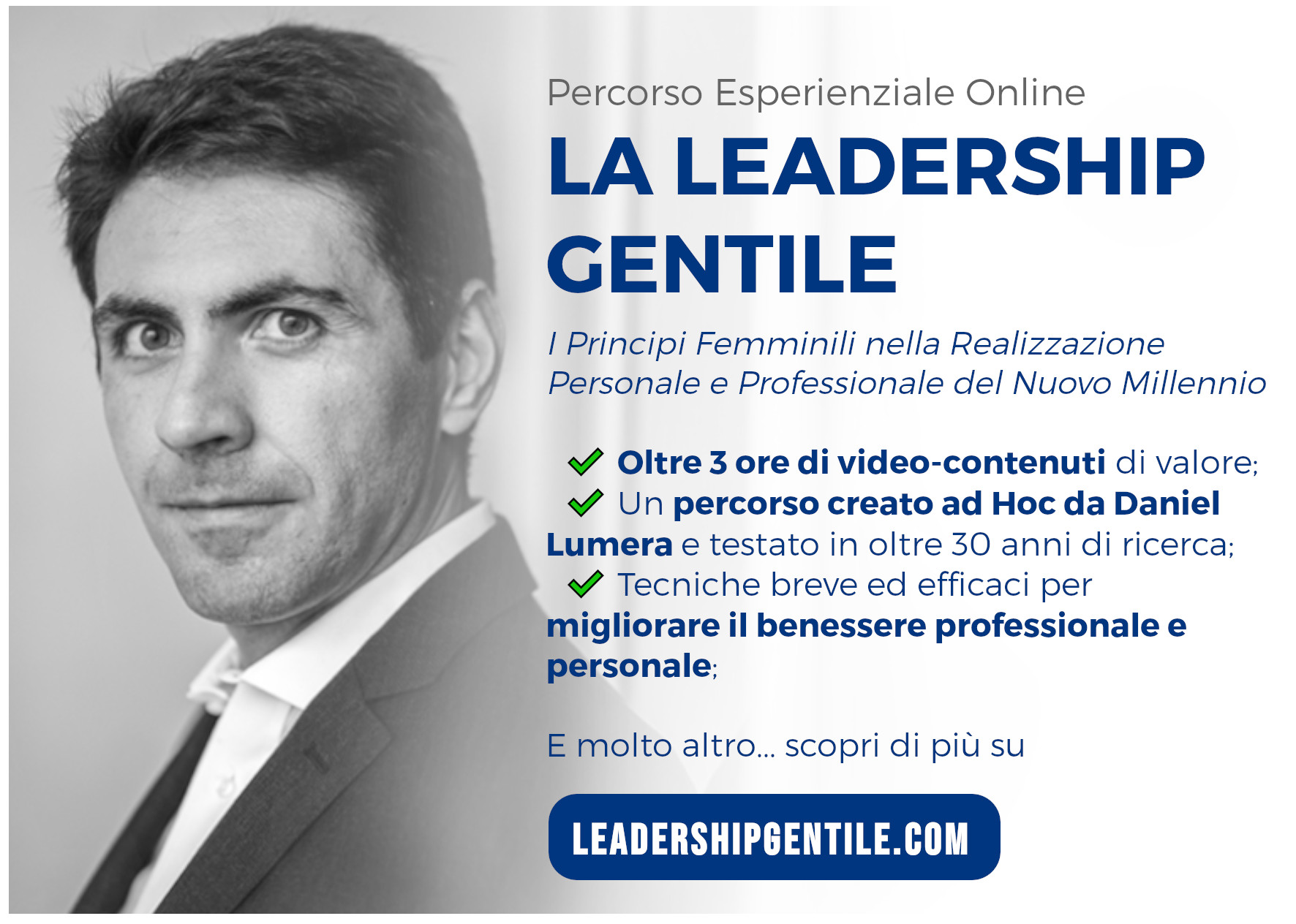 La Leadership Gentile  Percorso con Daniel Lumera